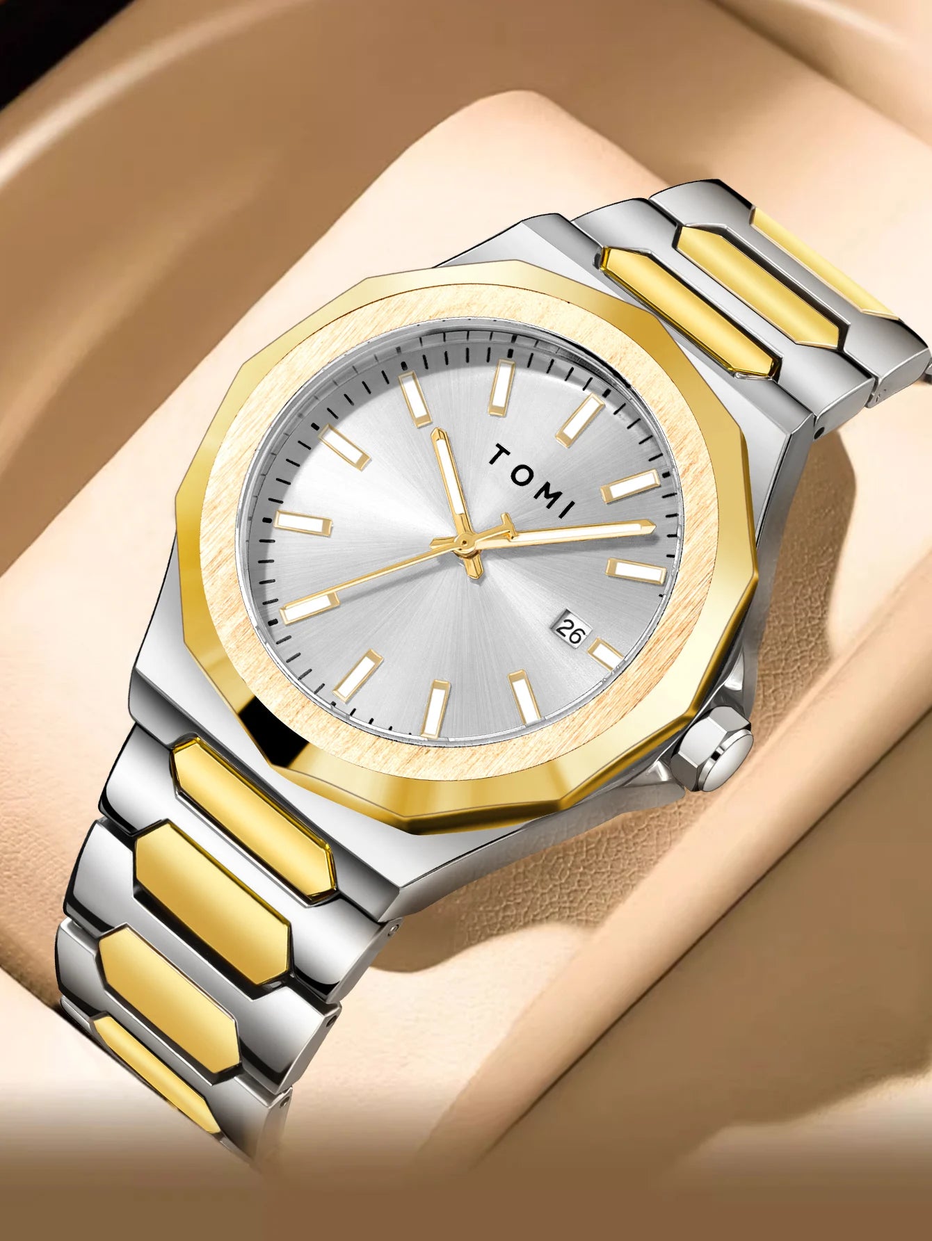 Montre Homme TOMI Luxury Or Rose