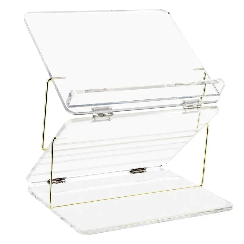 Support Tablette Bureau Acrylique Pliable Multifonction | SARAOU
