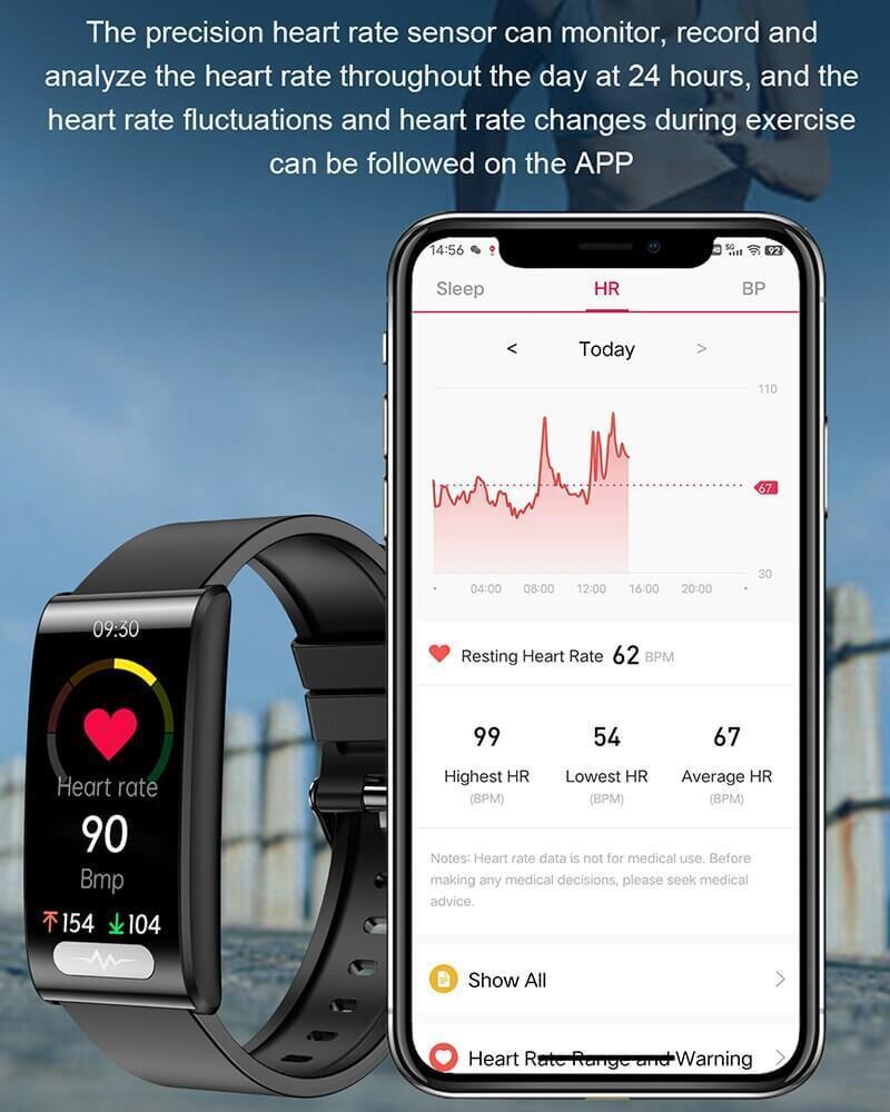 SARAOU ECG Smart Watch Women Men Sports - SARAOU