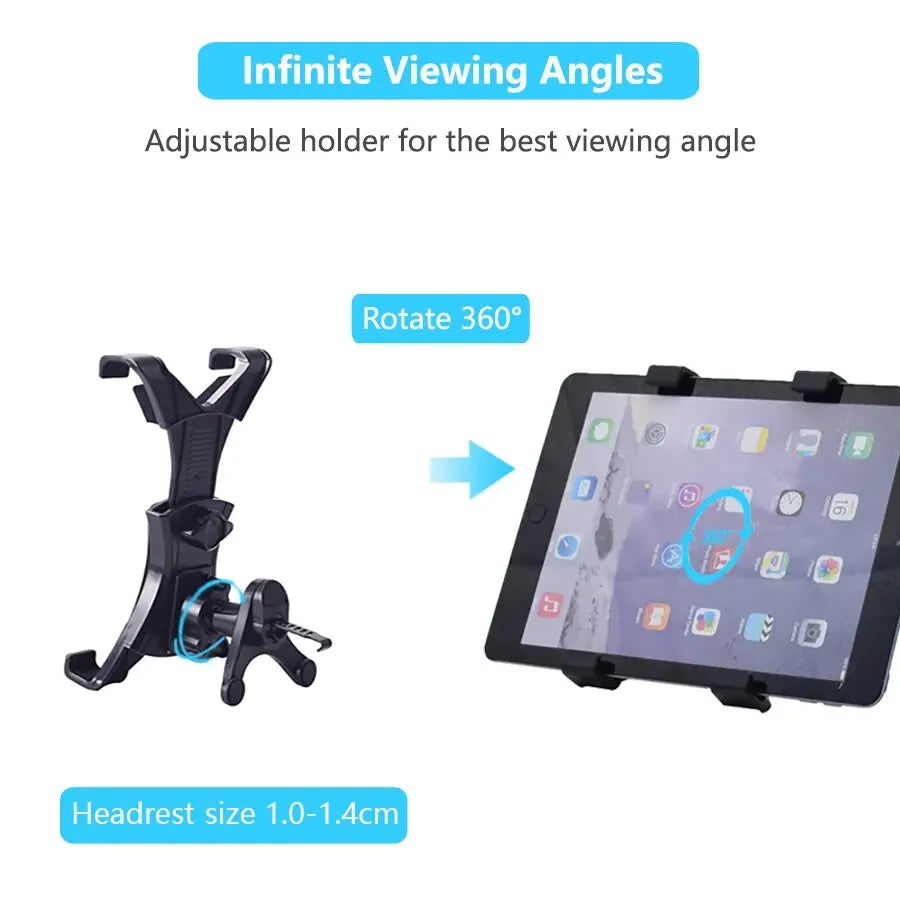 Support Tablette Voiture Grille Aération