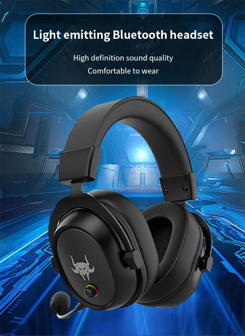 Casque Gaming Sans Fil 2.4G Bluetooth