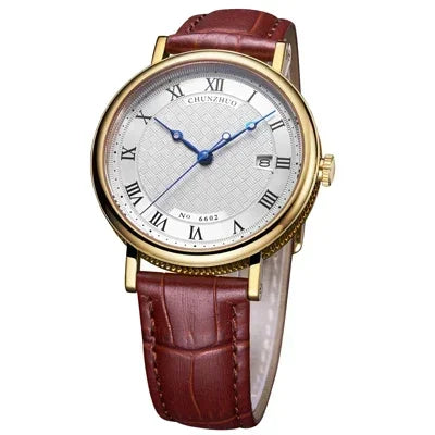 Men's Ultra-Thin Quartz Watch 38mm - Japanese Stainless Steel
