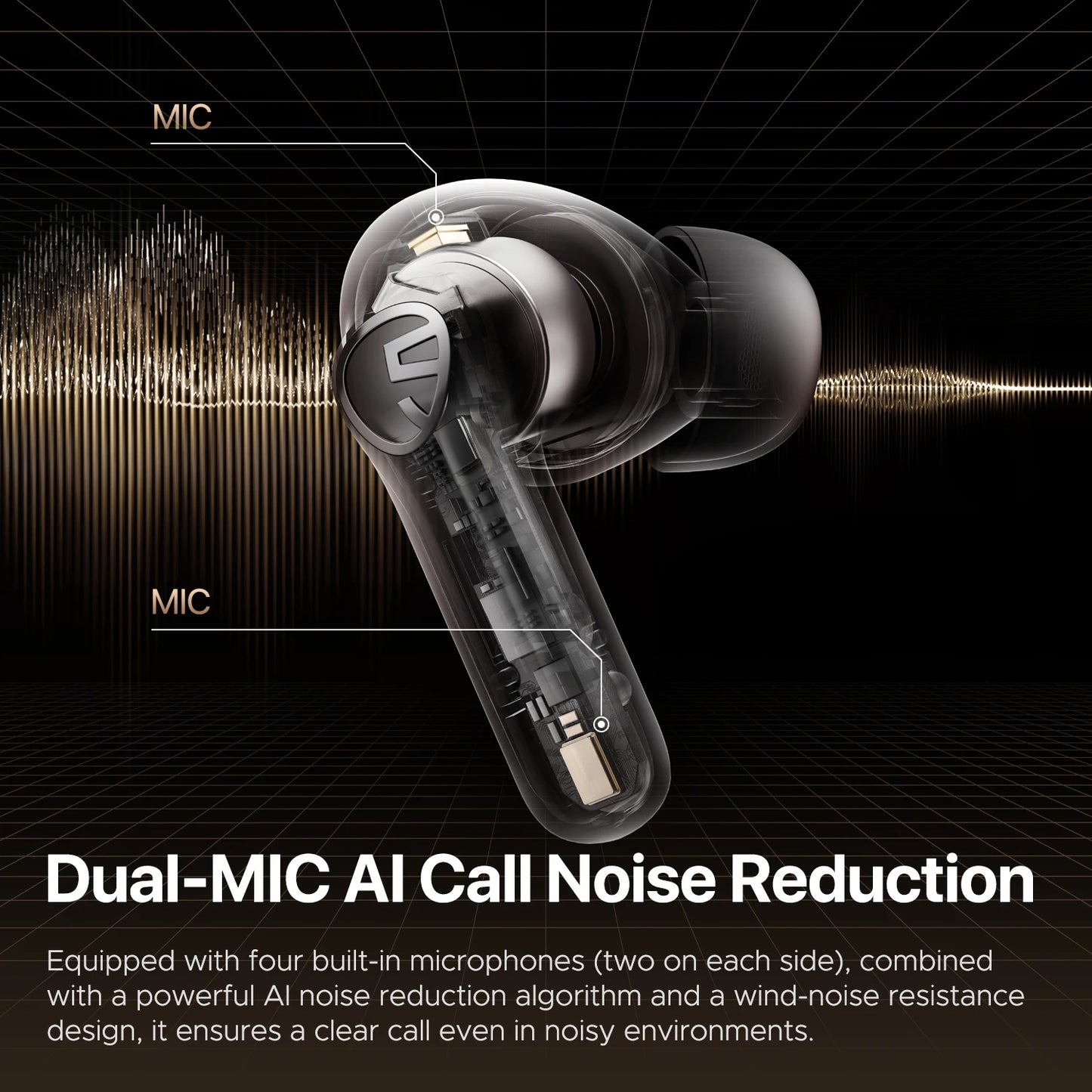 Écouteurs Sans Fil SoundPEATS T3 Pro ANC Bluetooth 5.4 | SARAOU