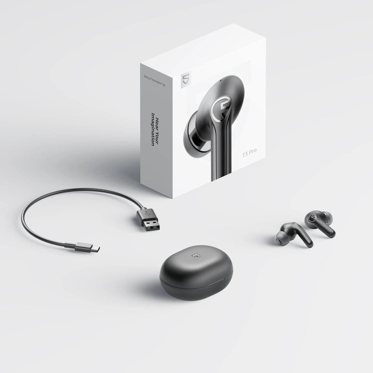 Écouteurs Sans Fil SoundPEATS T3 Pro ANC Bluetooth 5.4 | SARAOU