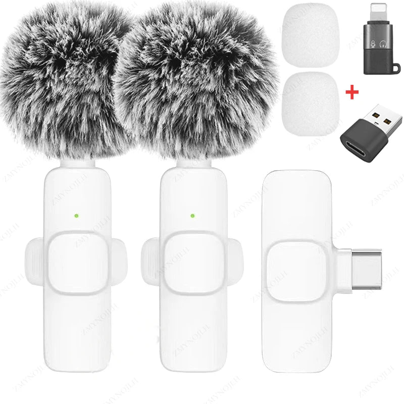 Wireless Lavalier Microphone - Portable Audio Video Recording