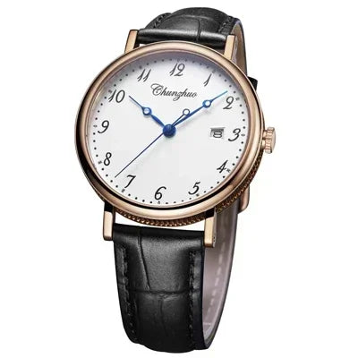 Men's Ultra-Thin Quartz Watch 38mm - Japanese Stainless Steel