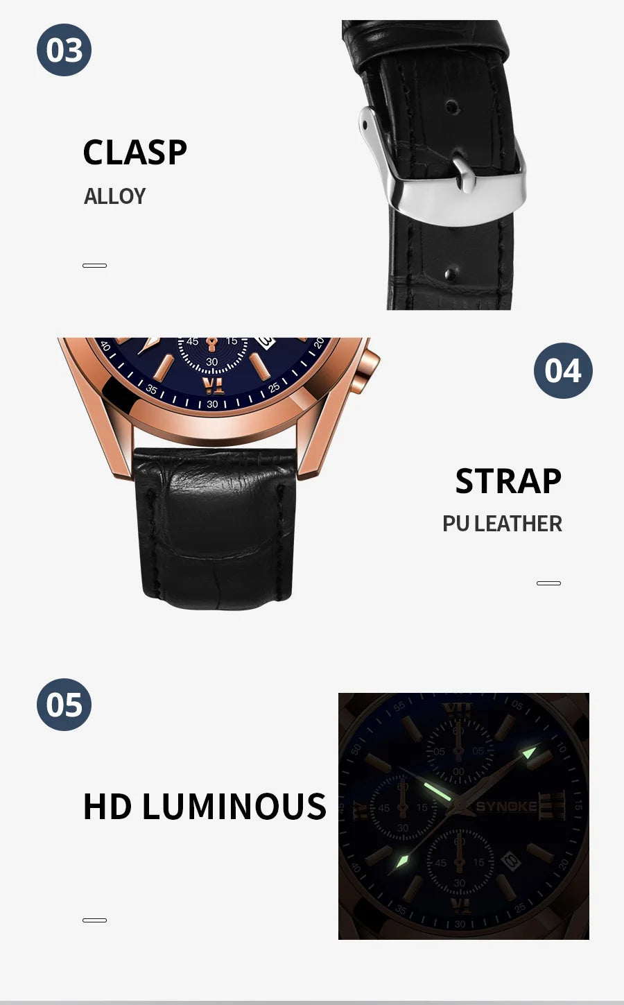 Montre Homme SYNOKE Business