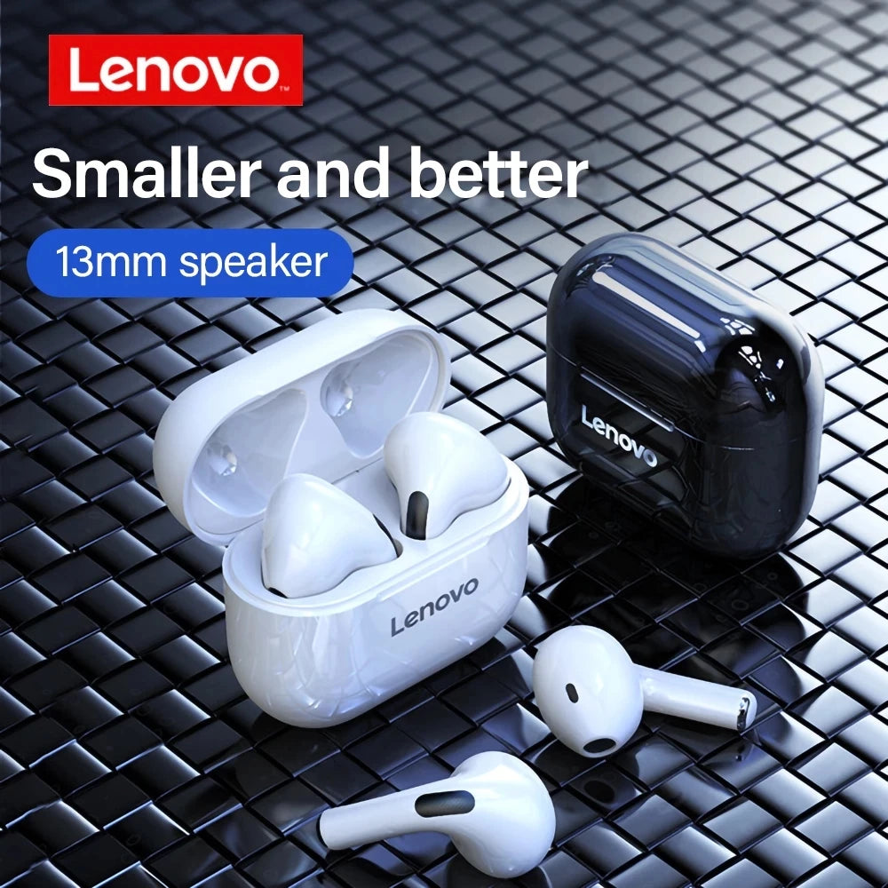 Écouteurs Lenovo LP40 Bluetooth 5.0 - Son Hi-Fi Immersif, Contrôle Tactile, Autonomie Prolongée (Original)