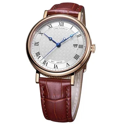 Men's Ultra-Thin Quartz Watch 38mm - Japanese Stainless Steel