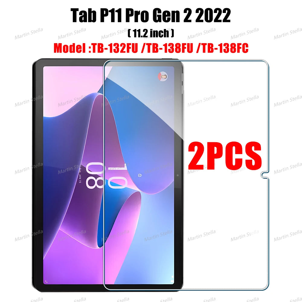 2PCS Screen Protector Tempered Glass for Lenovo