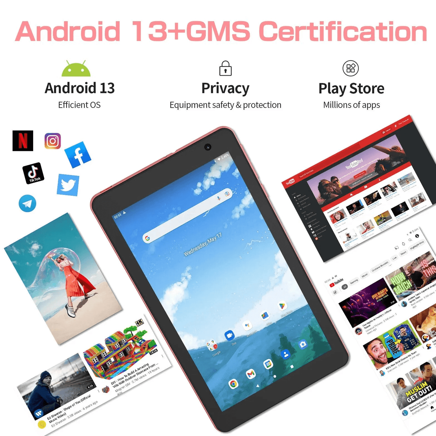 SARAOU Tablet PRITOM Android 13 8 Inch - SARAOU