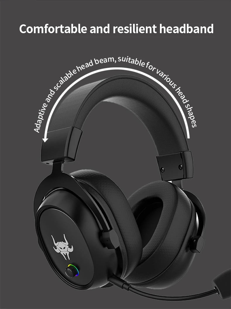 Casque Gaming Sans Fil 2.4G Bluetooth