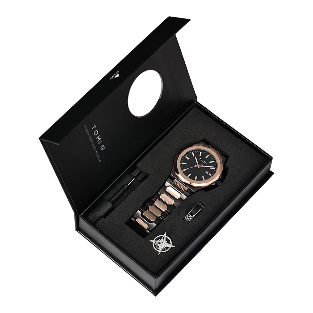Montre Homme TOMI Luxury Or Rose