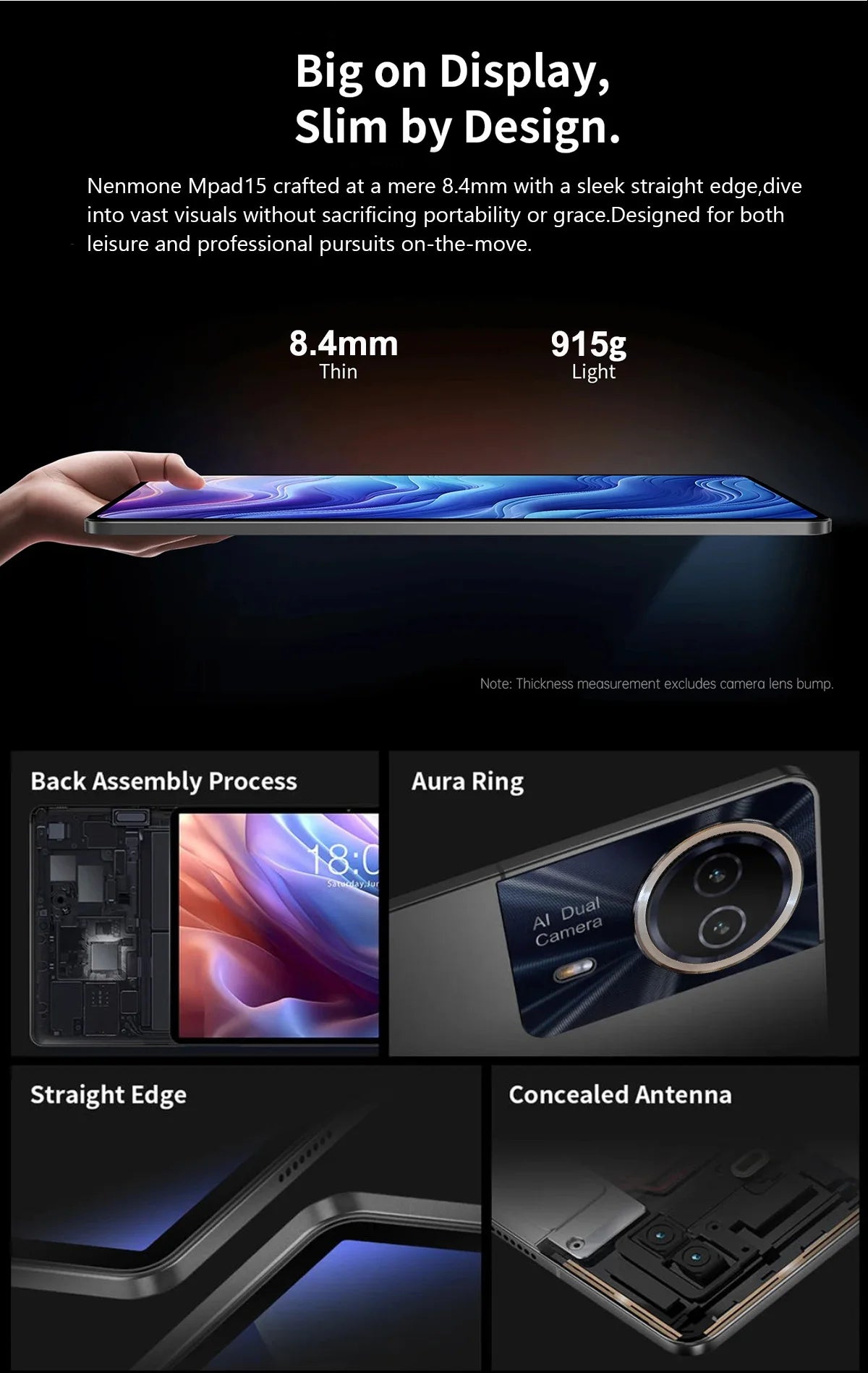 Tablette Android 14 Pouces Grand Écran 16GB RAM 512GB | SARAOU