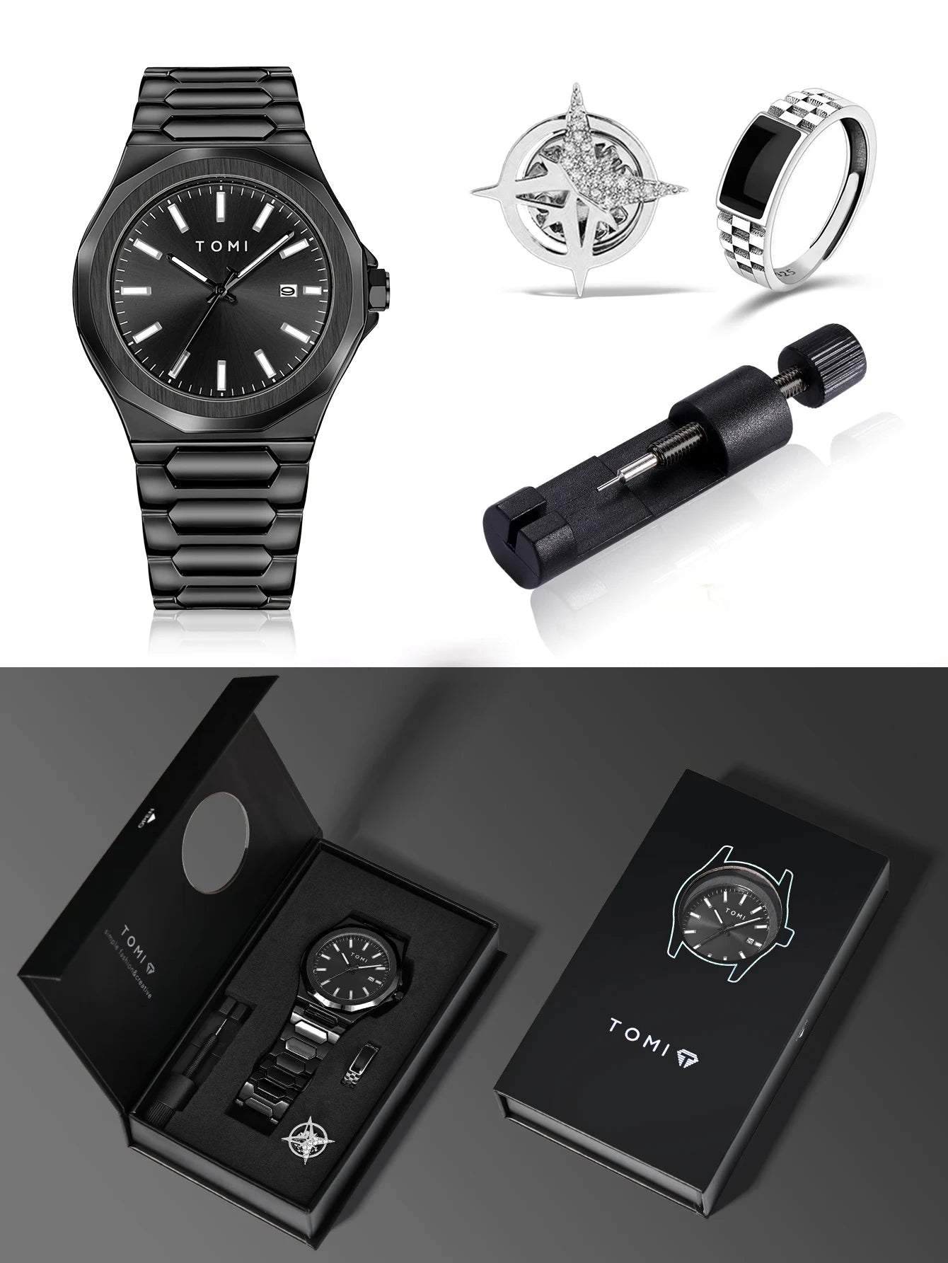 Montre Homme TOMI Luxury Or Rose