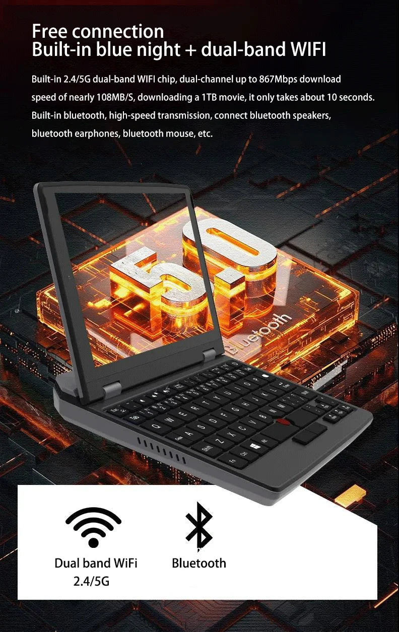 Mini PC Portable 7" Windows 11