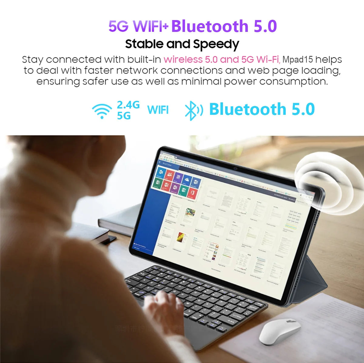 Tablette Android 14 Pouces Grand Écran 16GB RAM 512GB | SARAOU
