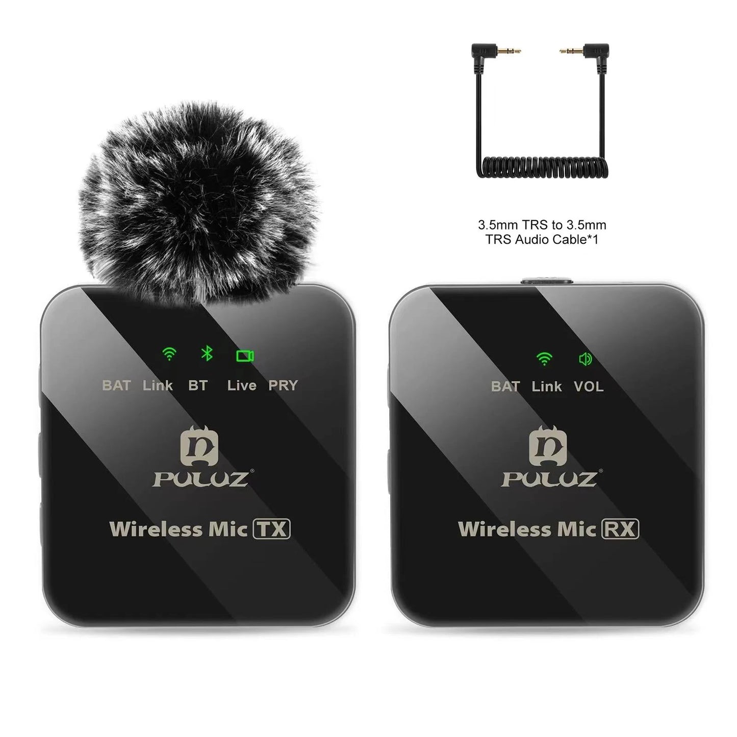 PULUZ Wireless Lavalier Microphone