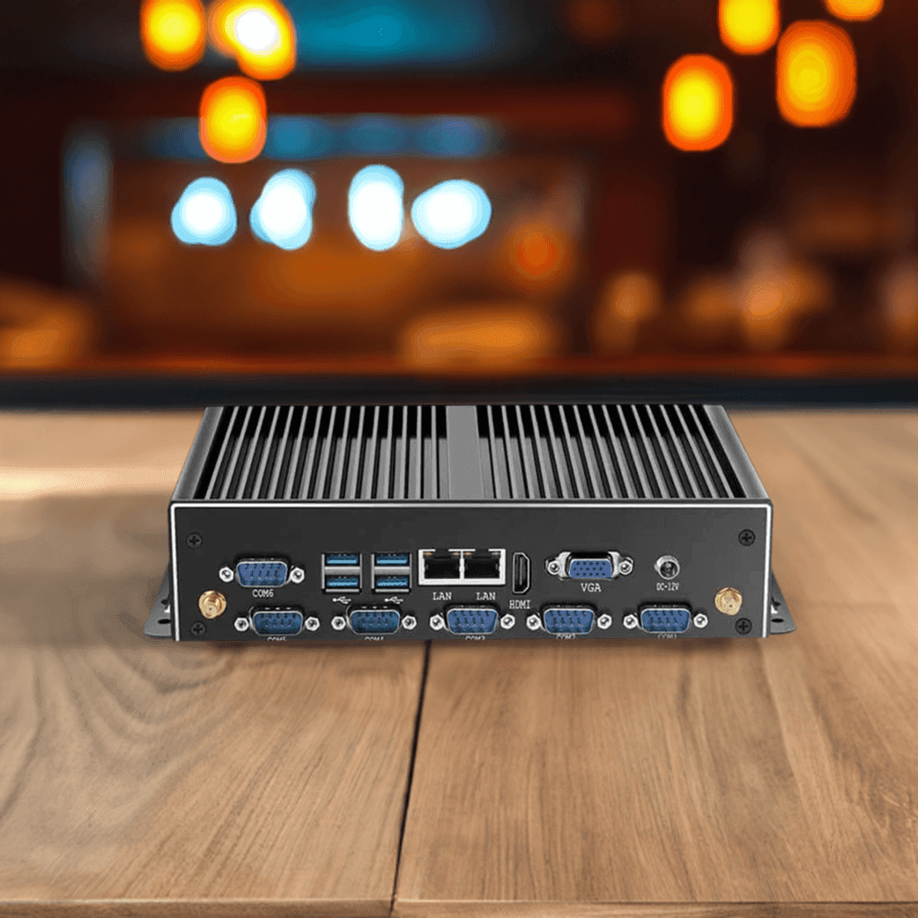 SARAOU Fanless Industrial Mini PC with Dual LAN - SARAOU
