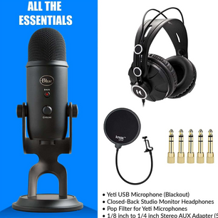 SARAOU Blackout USB Mic Bundle with Knox Gear