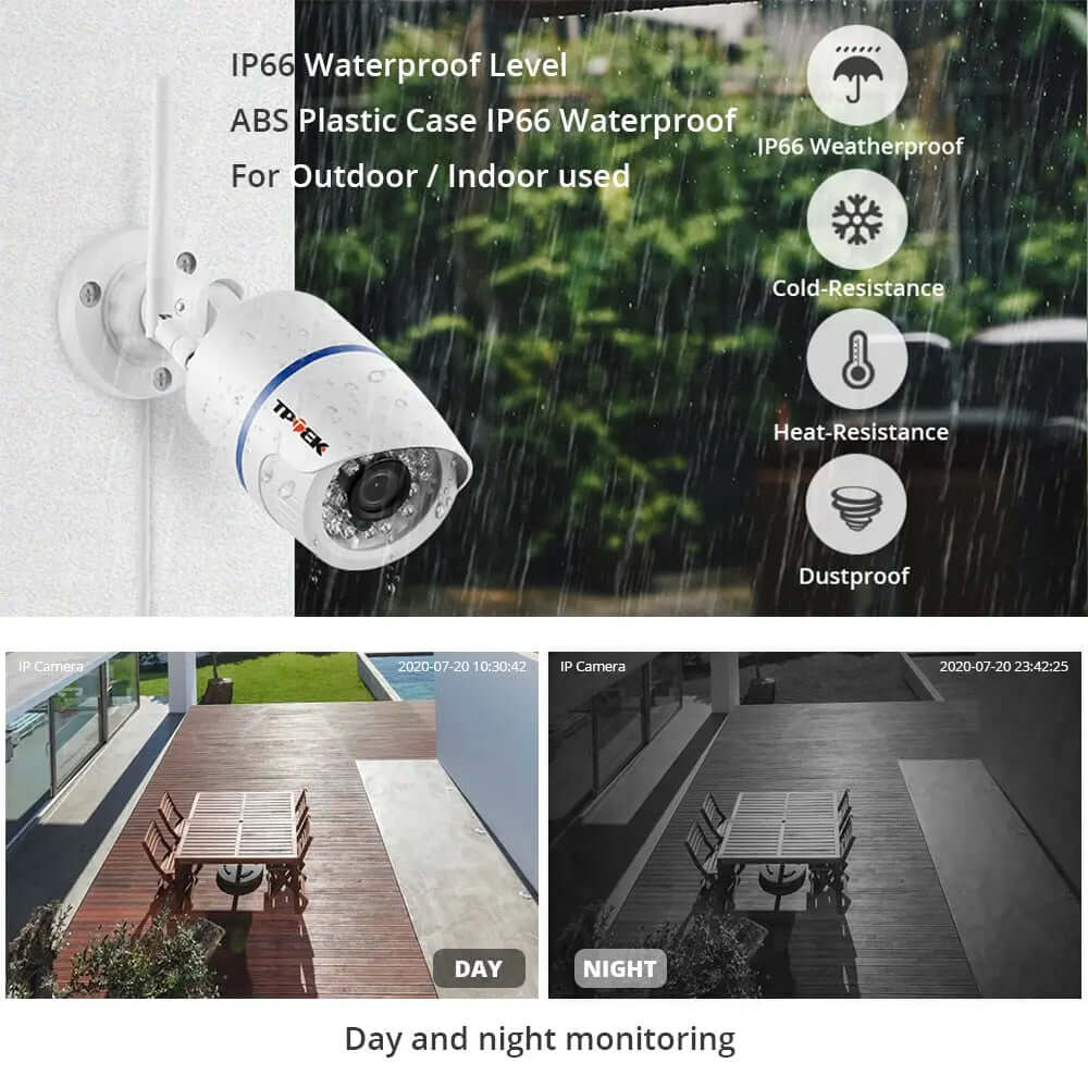 4MP 1080P IP Camera Outdoor WiFi Home Security Camera Wireless Surveillance Wi Fi Bullet Waterproof IP Video HD Camara CamHi Cam SARAOU