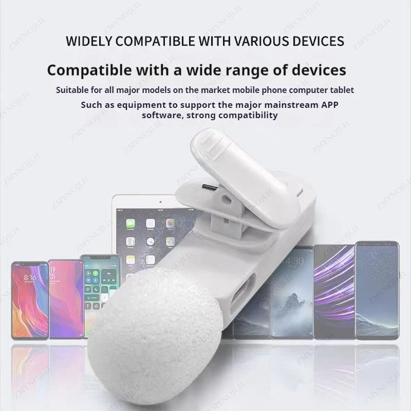 Wireless Lavalier Microphone - Portable Audio Video Recording