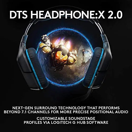 Casque de jeu filaire avec son surround 7.1 et micro flip-to-mute SARAOU