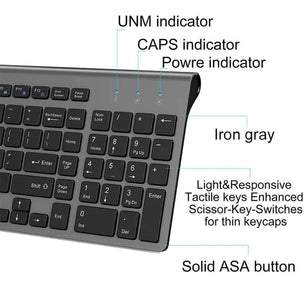 French Keyboard AZERTY Wireless 2.4G USB SARAOU