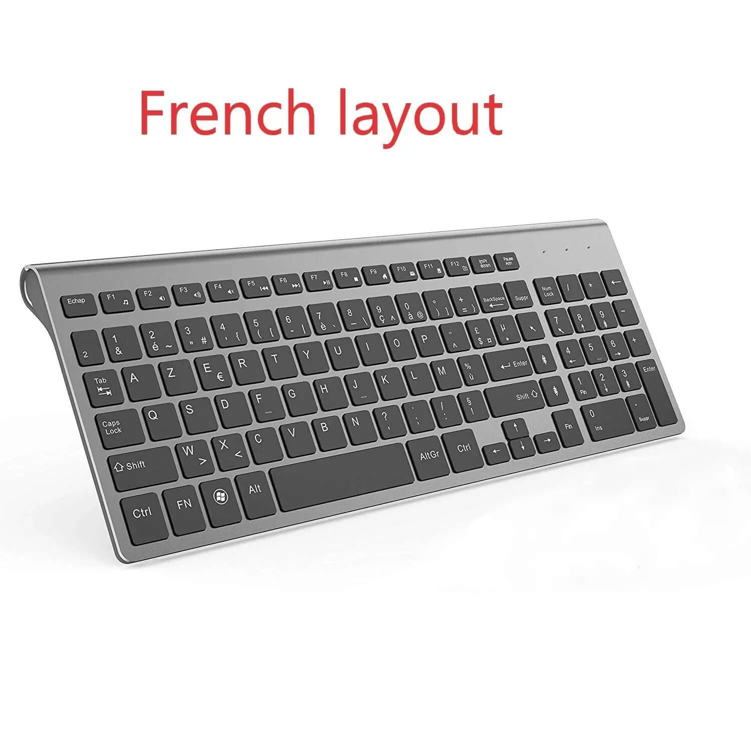 French Keyboard AZERTY Wireless 2.4G USB SARAOU