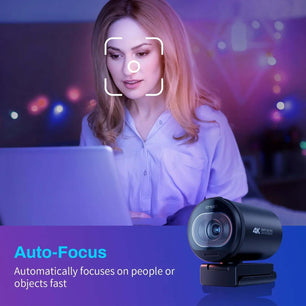 4K Webcam 1080P 60FPS Autofocus Streaming Web Camera EMEET S600 Living Stream Camera With Mics&Privacy Cover for Tiktok/YouTube SARAOU