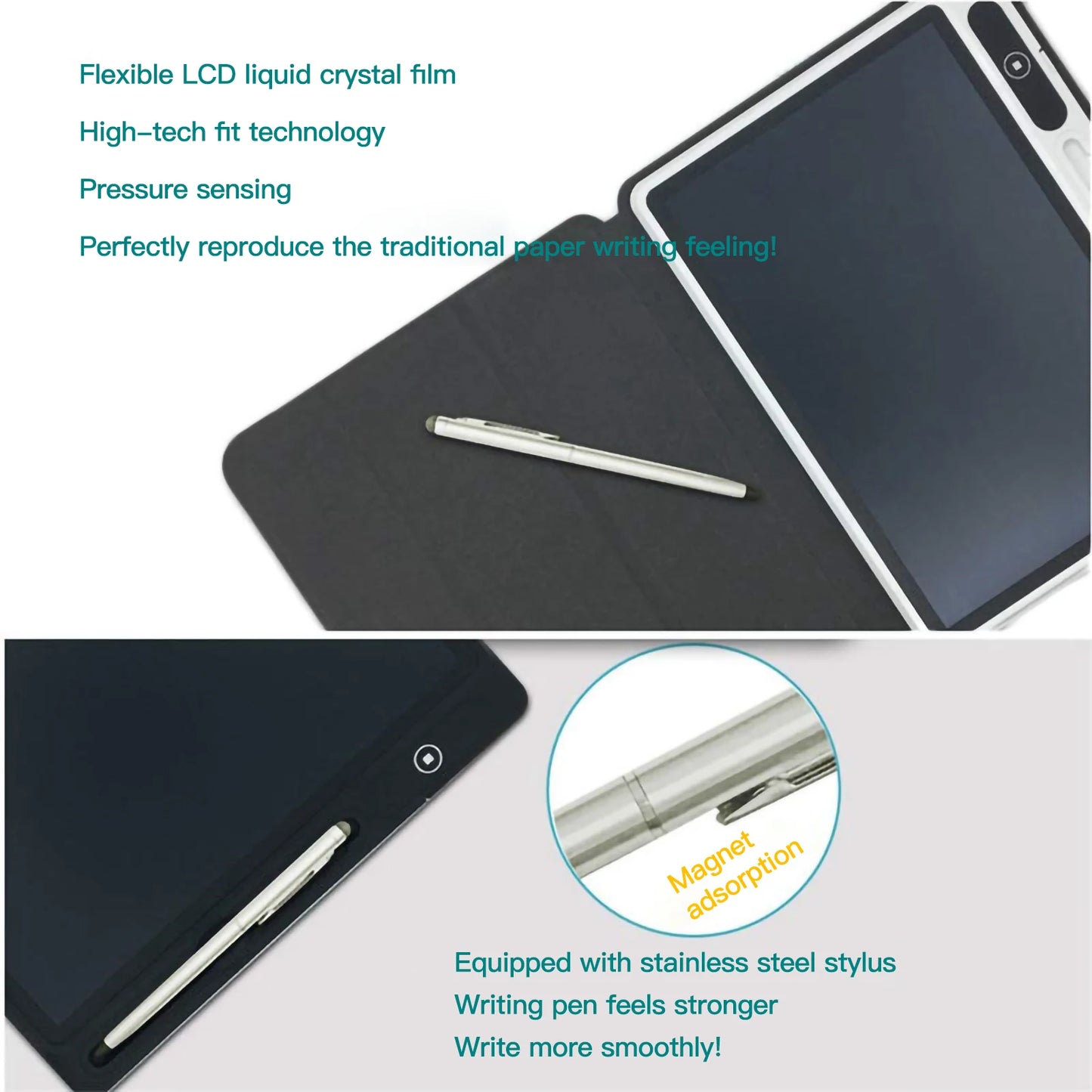Tablette LCD 10.1 Pouces Grande Ardoise Numérique