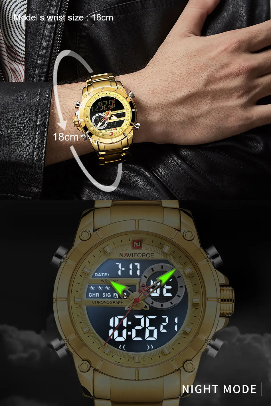 Montre NAVIFORCE 9163 pour homme