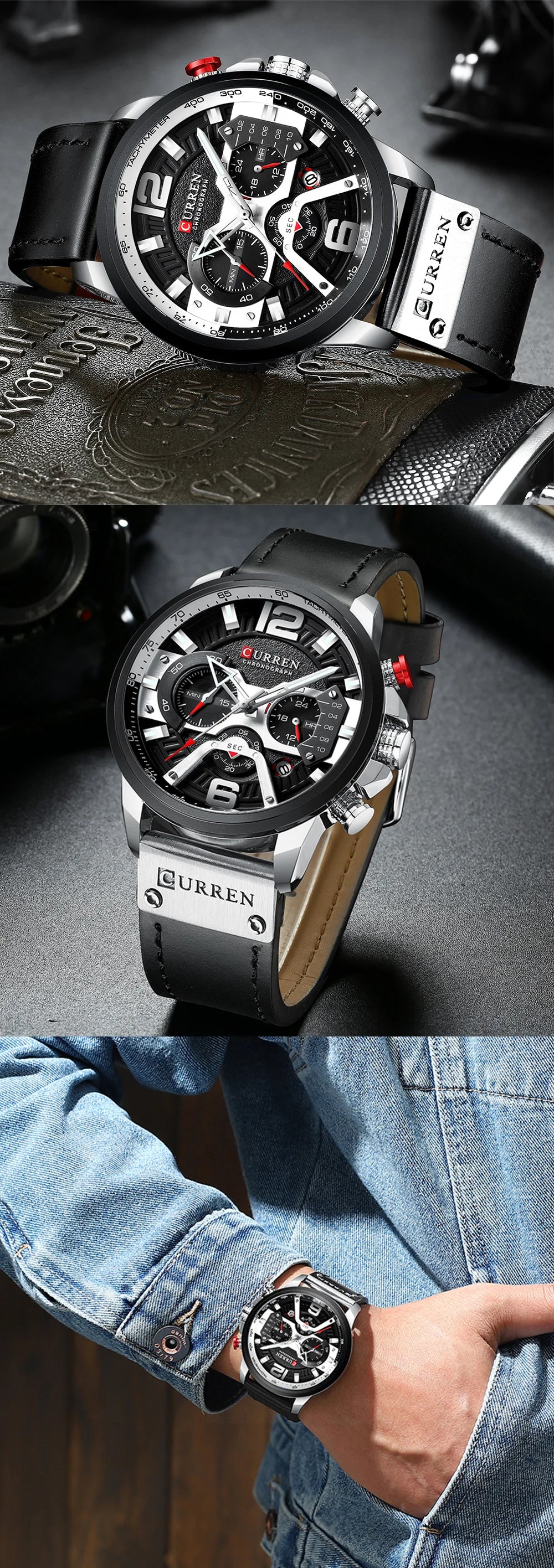 Montre militaire CURREN pour homme