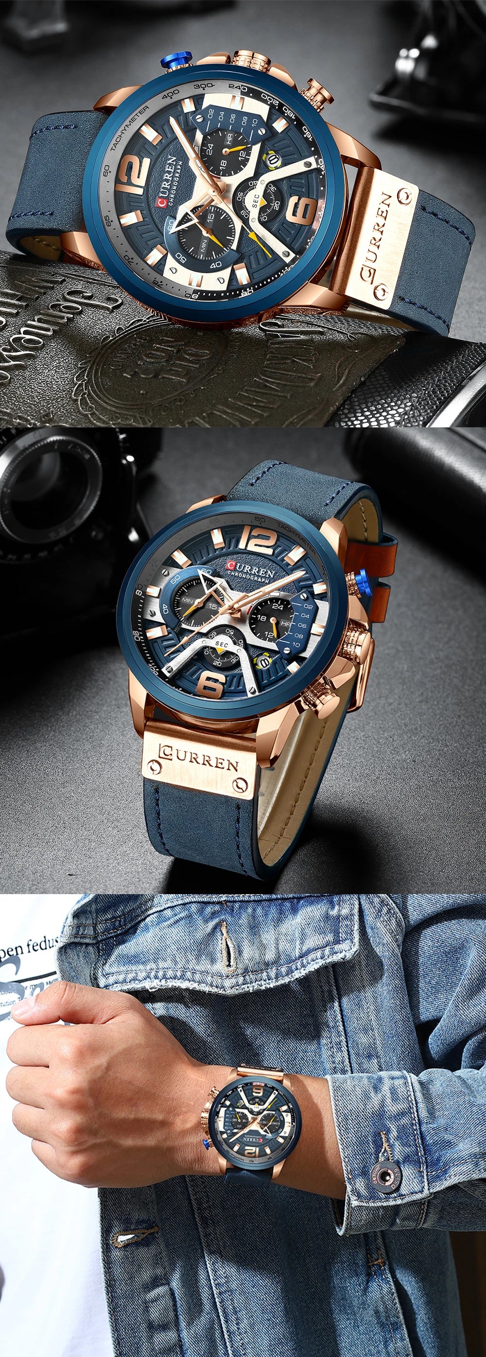 Montre militaire CURREN pour homme