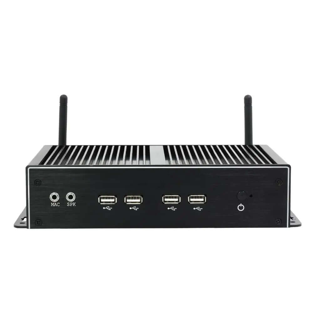 Mini Industrial PC Fanless Core i7 i5 4200U Celeron 2955U HD WiFi 6*RS232 RS485 Windows 10 Computer Linux Dual LAN 6*COM SARAOU