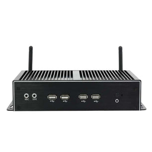 Mini Industrial PC Fanless Core i7 i5 4200U Celeron 2955U HD WiFi 6*RS232 RS485 Windows 10 Computer Linux Dual LAN 6*COM SARAOU