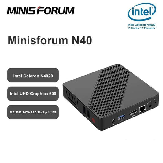 SARAOU Minisforum Mini PC Intel Celeron - SARAOU