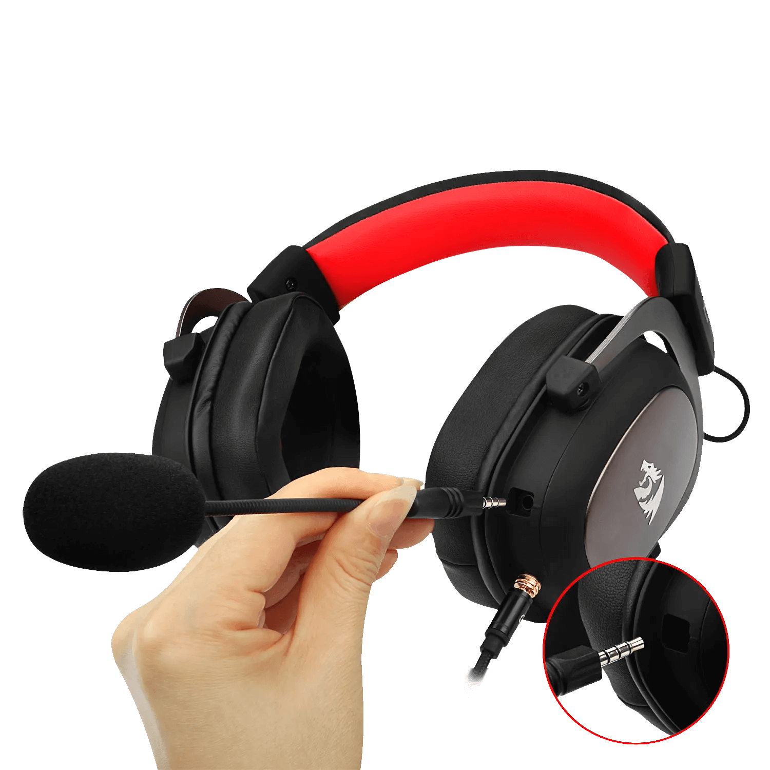 Redragon H510 Zeus Wired Gaming Headset 7.1 Surround Sound Multi Platforms Headphone Works PC Phone PS5/4/3 Xbox One/Series X NS SARAOU