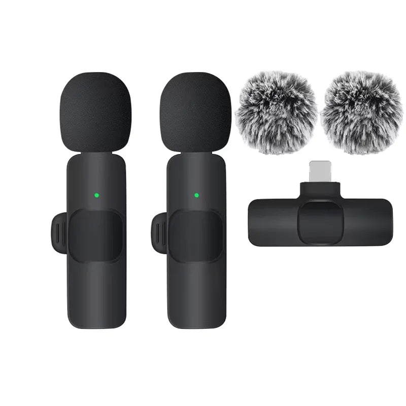 Basix Wireless Lavalier Microphone - High-Quality Audio for iPhone & YouTube