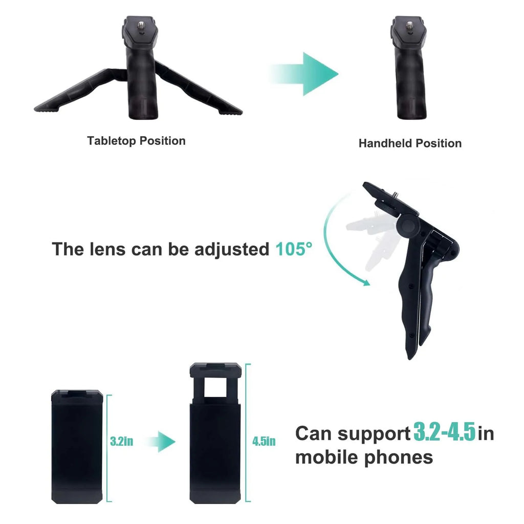 Kit Vlogging Smartphone - Trépied & Microphone | Idéal TikTok, YouTube & Live