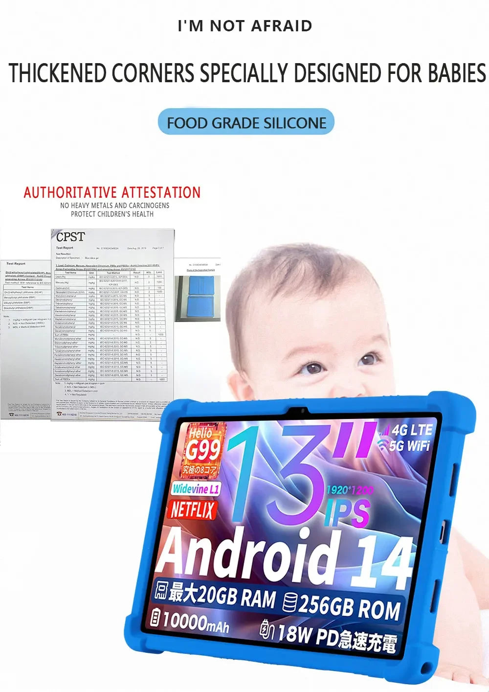 Étui de protection premium pour tablette Teclast