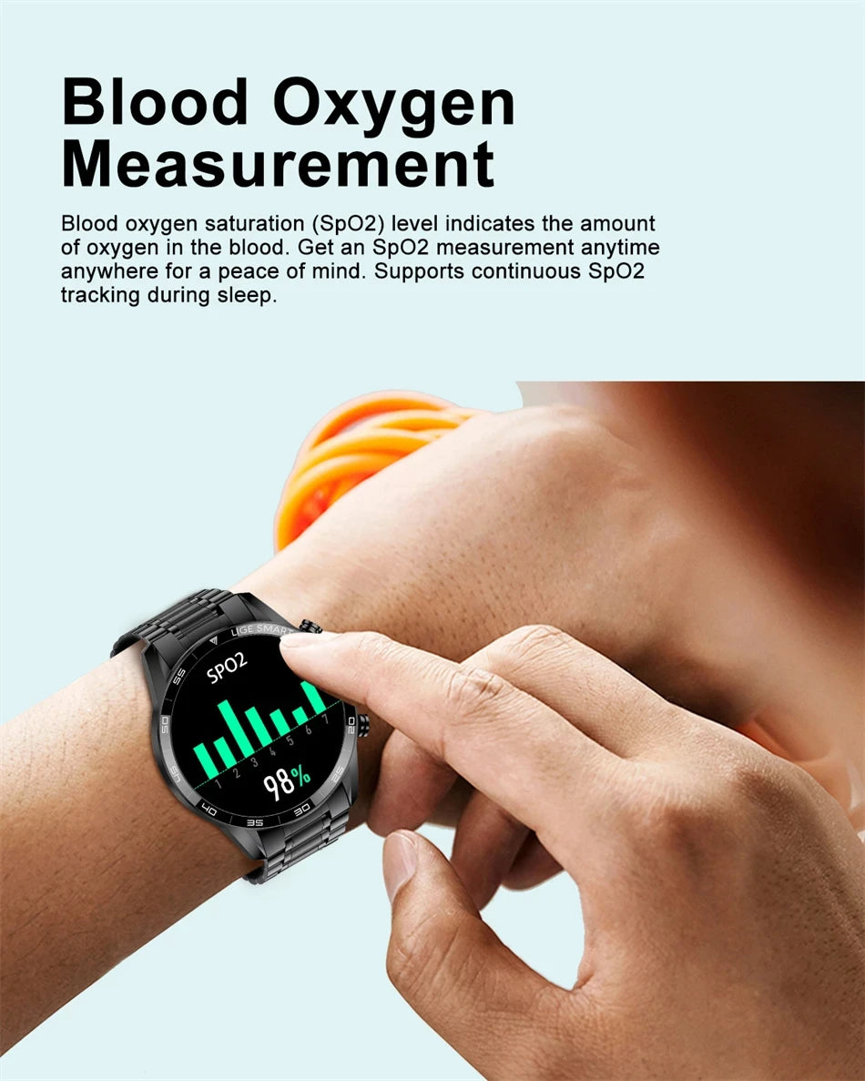 Montre Connectée Homme LIGE - Écran HD