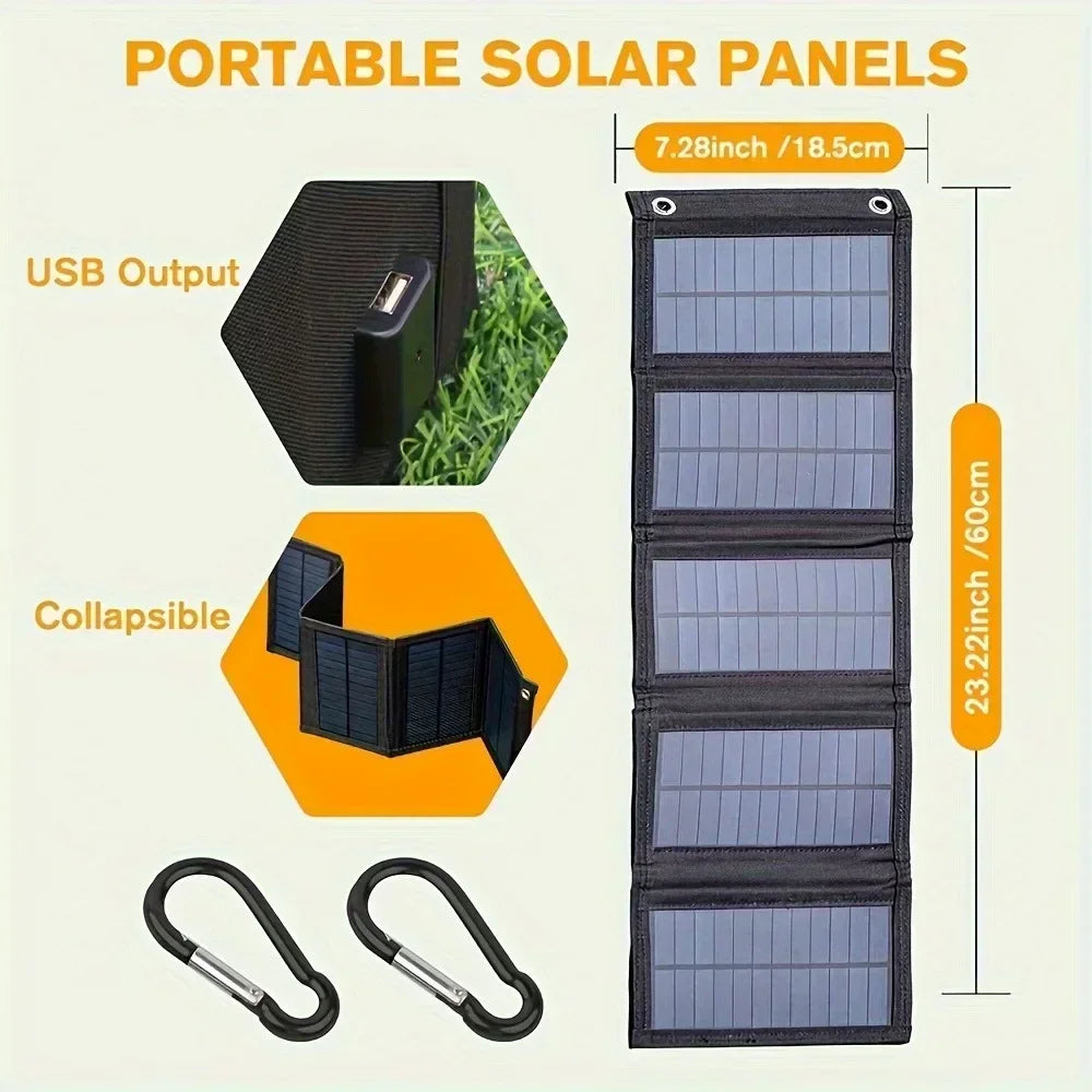 Panneau Solaire Portable 45W USB 12V