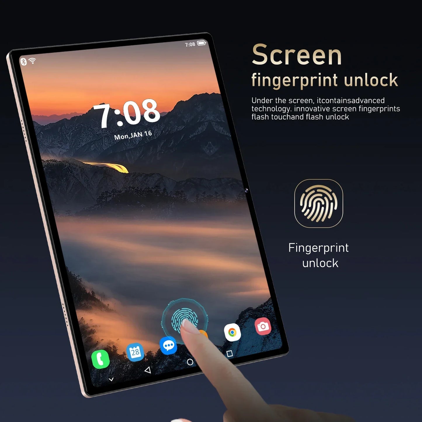 Tablette 2025 Clavier inclus, Version Globale