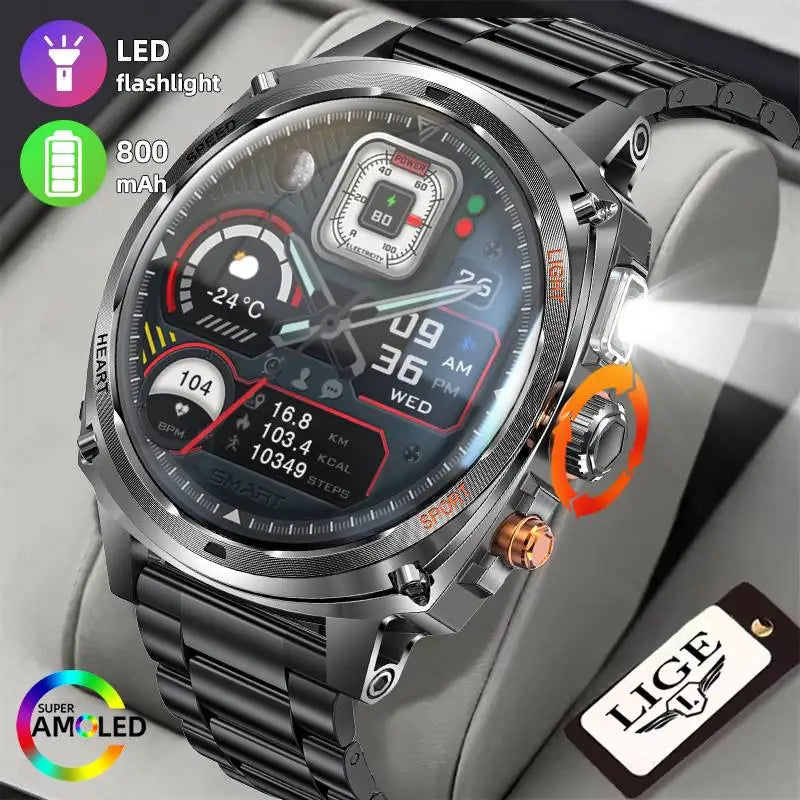 LIGE Montre Connectée Homme