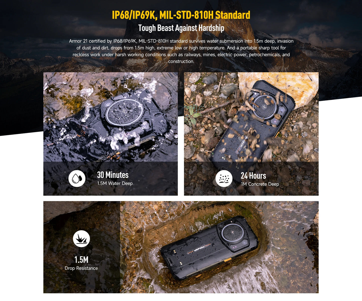 Nouveau smartphone rugged Ulefone Armor
