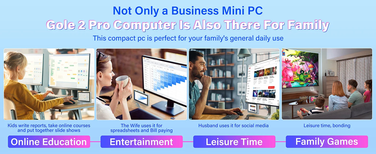 Mini PC portable Higole Gole 2 Pro