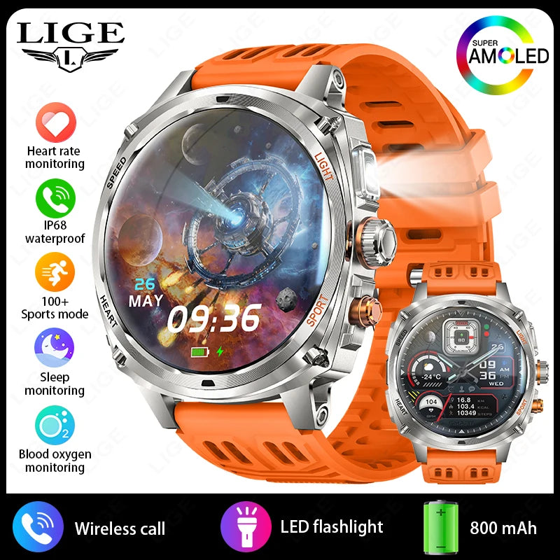 LIGE Montre Connectée Homme
