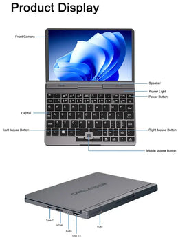 SARAOU MINI LAPTOP  INTEL CRELANDER P8