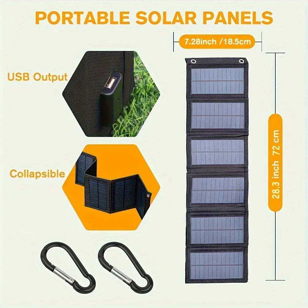 Panneau Solaire Portable 45W USB 12V